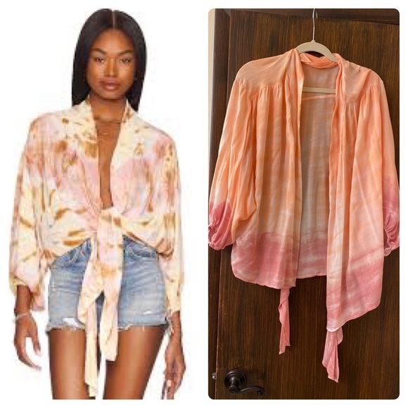 Young, Fabulous & Broke Carmen Top in Ombré Sedona Venus Wash (21) - Picture 1 of 6